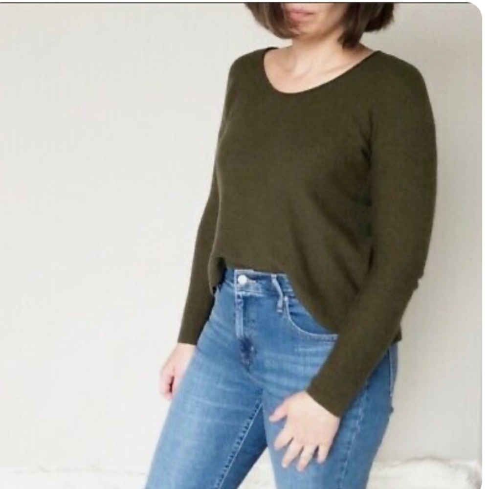 Madewell Kimball Scoop/V-Neck Sweater XL